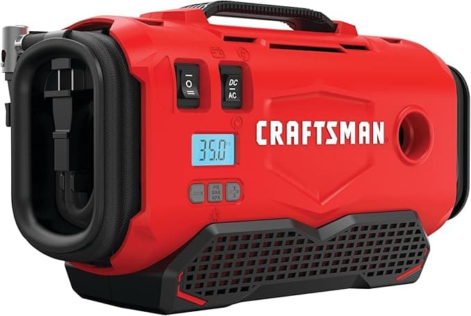 CRAFTSMAN V20 Tire Inflator Portable Air Compressor CMCE520B - $49