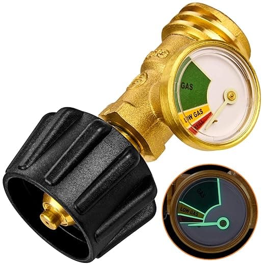 Flame King Propane Tank Gauge Level Indicator, Universal BBQ/RV/Cylinder - $10.68